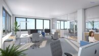Neubau: Büroflächen im "Maybach10" - Visualisierung Büro